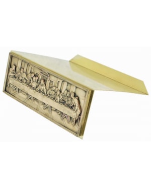 ESTANTE PARA MISSAL SANTA CEIA DOURADO