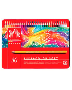 ESTOJO LÁPIS DE COR SUPRACOLOR SOFT C/30 CORES 14068