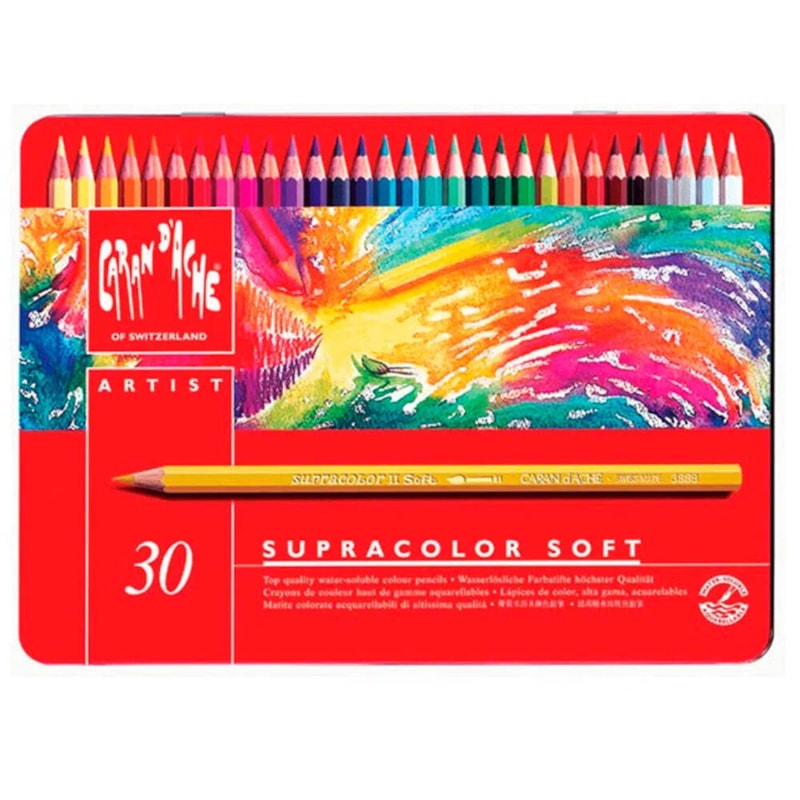 ESTOJO LÁPIS DE COR SUPRACOLOR SOFT C/30 CORES 14068