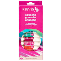 ESTOJO TINTA GUACHE 12 ML REEVES C/ 12 CORES