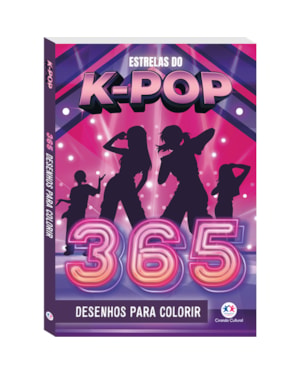ESTRELAS DO K-POP - 365 DESENHOS PARA COLORIR