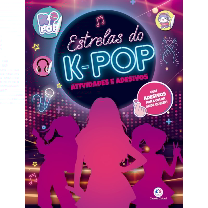 ESTRELAS DO K-POP - ATIVIDADES E ADESIVOS