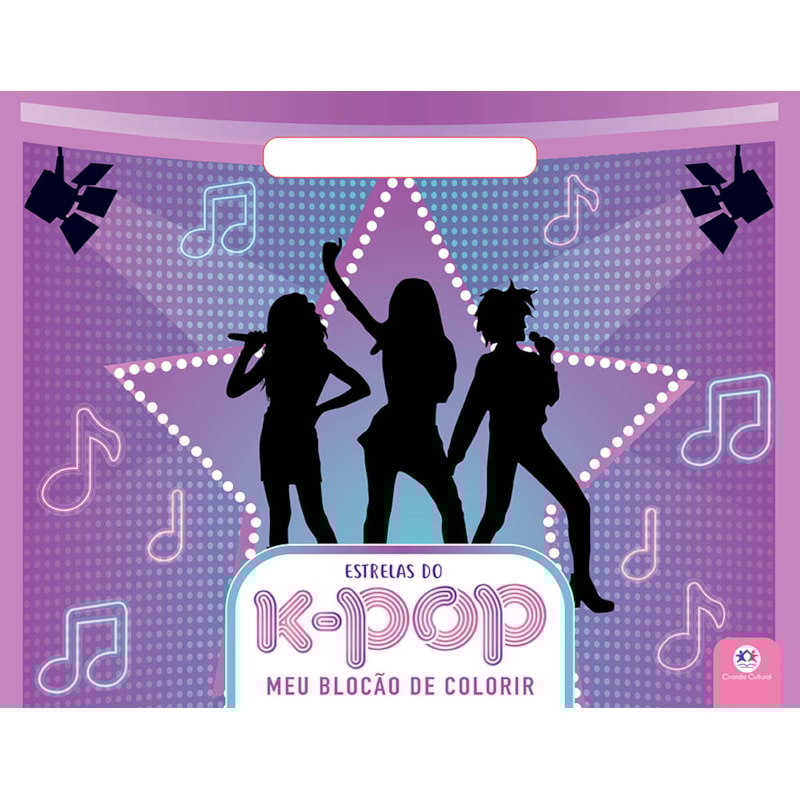 ESTRELAS DO K-POP - MEU BLOCÃO DE COLORIR