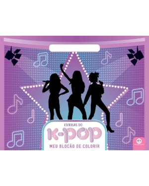 ESTRELAS DO K-POP - MEU BLOCÃO DE COLORIR