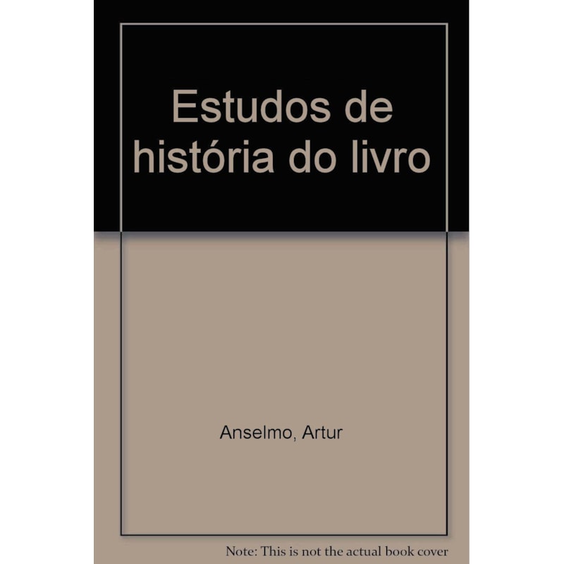 ESTUDOS DE HISTORIA DO LIVRO