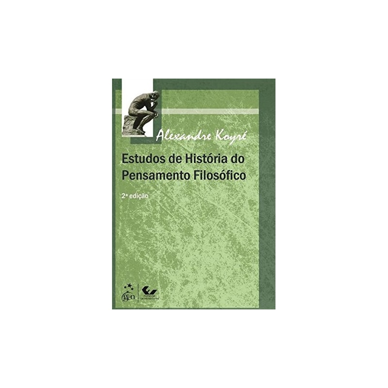 ESTUDOS DE HISTÓRIA DO PENSAMENTO FILOSÓFICO
