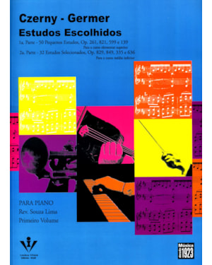 ESTUDOS ESCOLHIDOS - PARA PIANO - PRIMEIRO VOLUME