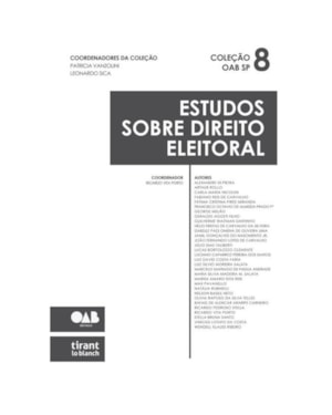 ESTUDOS SOBRE DIREITO ELEITORAL - 2024 - VOL. 8