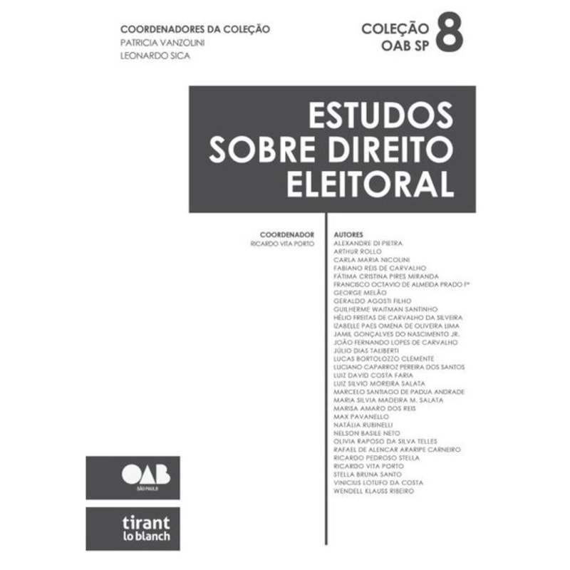 ESTUDOS SOBRE DIREITO ELEITORAL - 2024 - VOL. 8