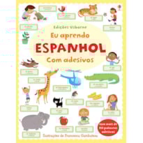 EU APRENDO ESPANHOL COM ADESIVOS