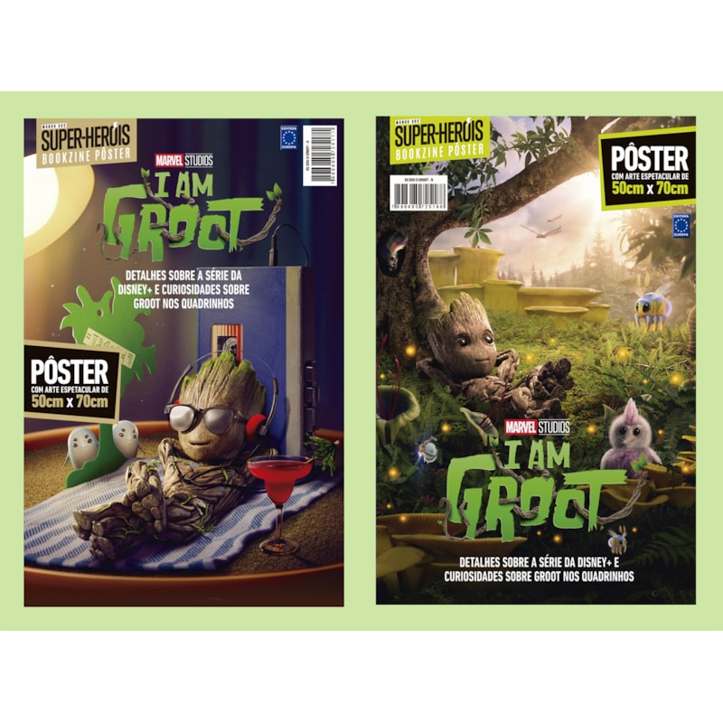 EU SOU GROOT - ARTE A + B - SUPERPÔSTER MUNDO DOS SUPER-HERÓIS