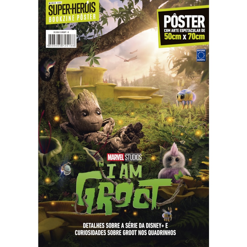 EU SOU GROOT - ARTE B - SUPERPÔSTER MUNDO DOS SUPER-HERÓIS