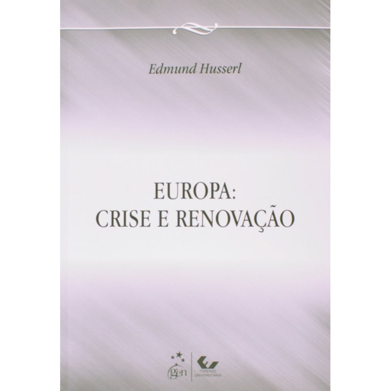 EUROPA - CRISE E RENOVAÇÃO