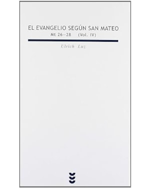 EVANGELIO SEGUN SAN MATEO, EL IV - MT 26-28 - 1ª