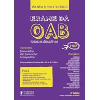 EXAME DA OAB - DOUTRINA - VOLUME UNICO - 4