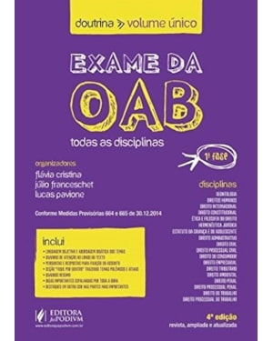 EXAME DA OAB - DOUTRINA - VOLUME UNICO - 4