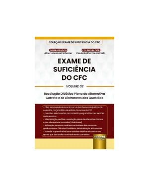 EXAME DE SUFICIÊNCIA DO CFC - VOLUME 02 - RESOLUÇÃO DIDÁTICA PLENA DA ALTERNATIVA CORRETA E OS DISTRATORES DAS QUESTÕES