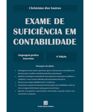 EXAME DE SUFICIÊNCIA EM CONTABILIDADE