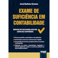 EXAME DE SUFICIÊNCIA EM CONTABILIDADE - ÊNFASE NO BACHARELADO EM CIÊNCIAS CONTÁBEIS