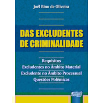 EXCLUDENTES DE CRIMINALIDADE, DAS - REQUISITOS - EXCLUDENTES NO ÂMBITO MATERIAL - EXCLUDENTE NO ÂMBITO PROCESSUAL - QUESTÕES POLÊMICAS