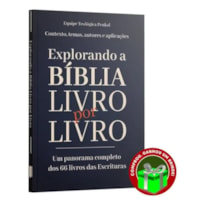 EXPLORANDO A BÍBLIA LIVRO POR LIVRO - UM PANORAMA COMPLETO DOS 66 LIVROS DA BÍBLIA