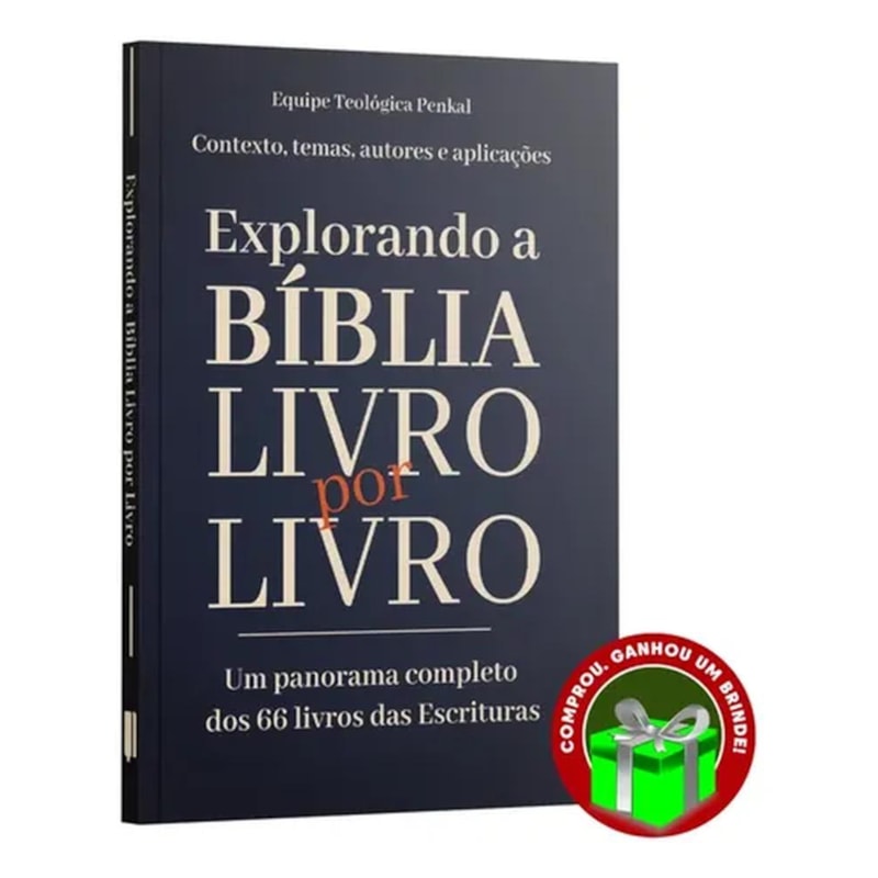 EXPLORANDO A BÍBLIA LIVRO POR LIVRO - UM PANORAMA COMPLETO DOS 66 LIVROS DA BÍBLIA