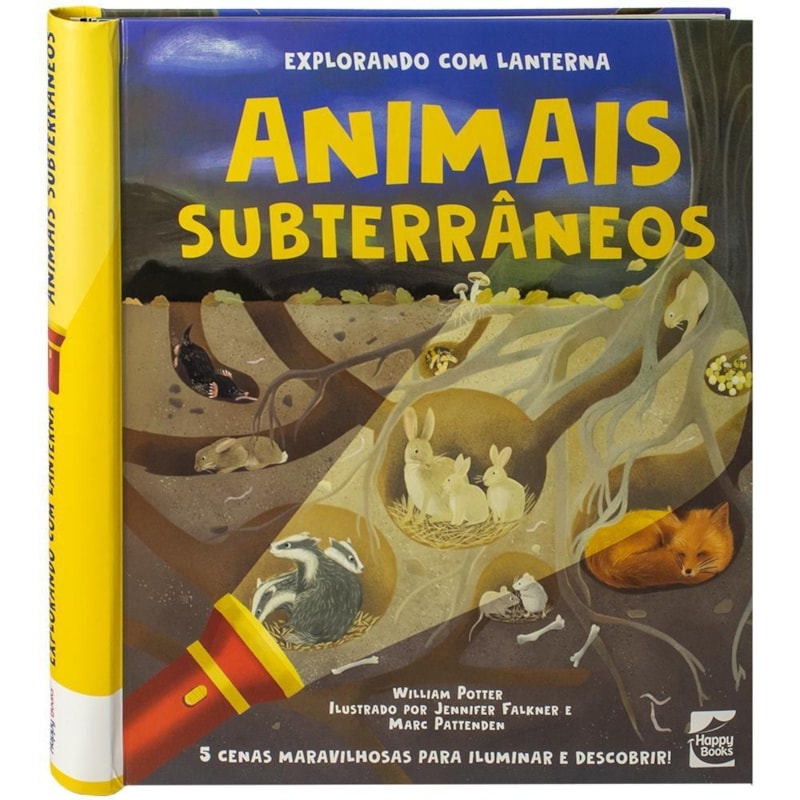 Explorando com Lanterna: Animais Subterrâneos