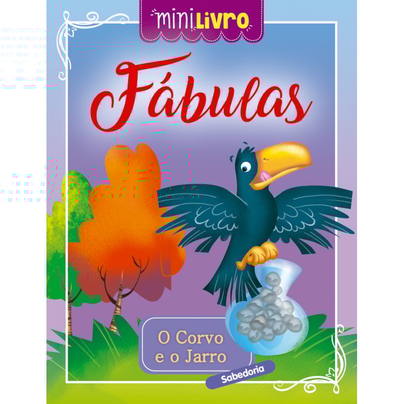 Fábulas - O corvo e o jarro: O corvo e o jarro