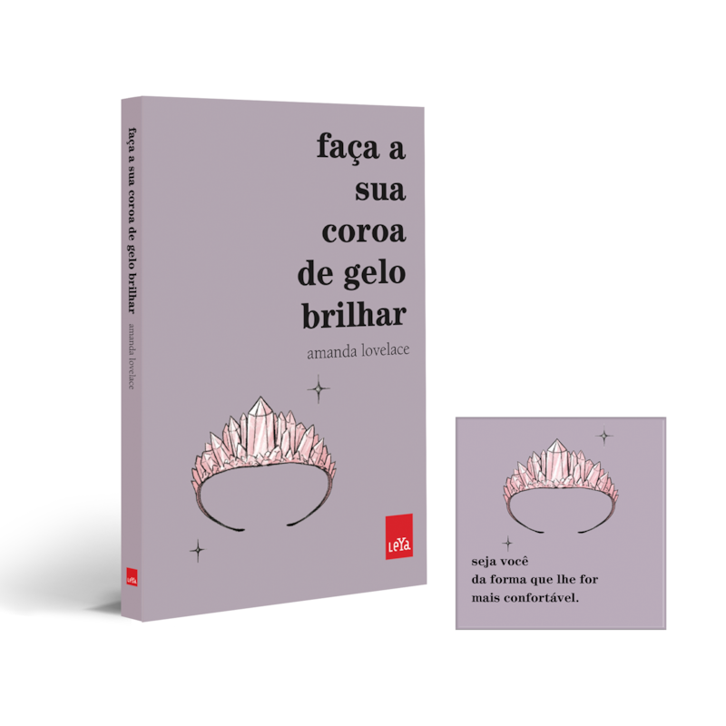 FAÇA SUA COROA DE GELO BRILHAR + IMÃ PERSONALIZADO
