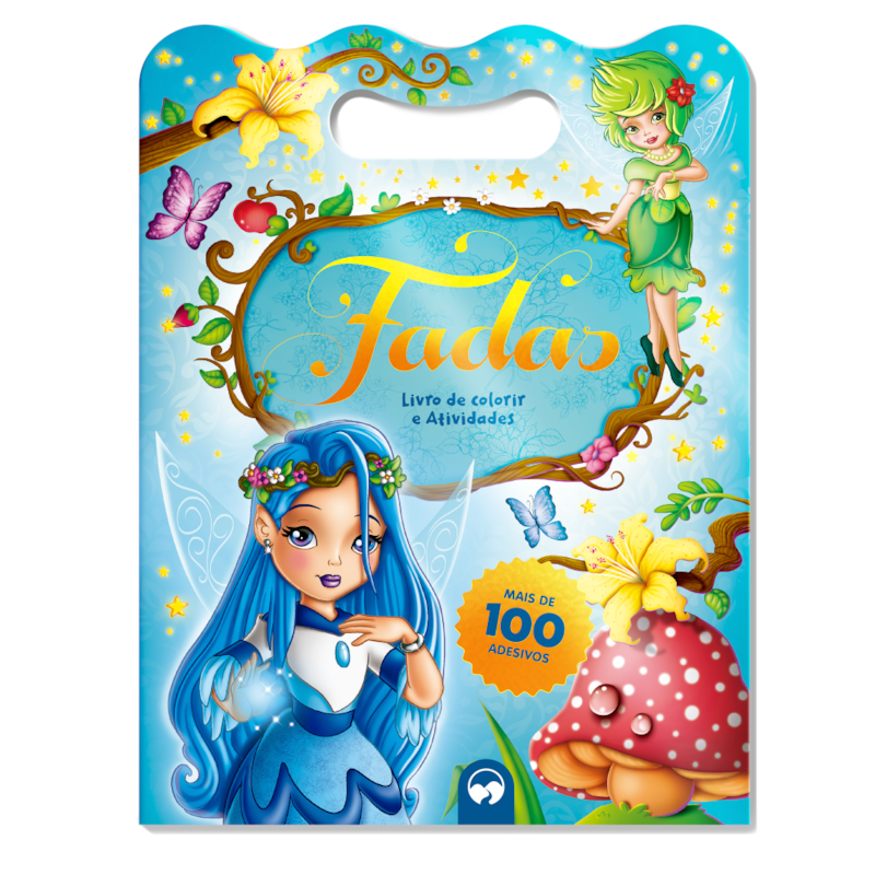FADAS: LIVRO DE COLORIR E ATIVIDADES COM MAIS DE 100 ADESIVOS DIVERTIDOS