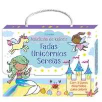 FADAS, UNICÓRNIOS,SEREIAS: MALETINHA DE COLORIR