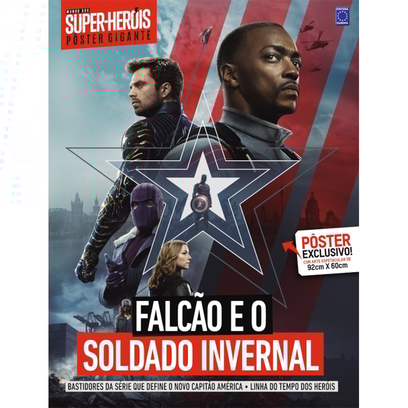 FALCÃO E O SOLDADO INVERNAL - SUPERPÔSTER MUNDO DOS SUPER-HERÓIS