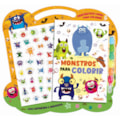 FANTÁSTICO LIVRO MONSTROS PARA COLORIR COM GIZ ...