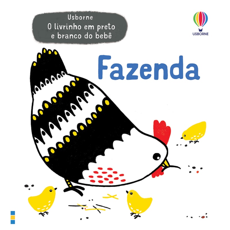 FAZENDA:O LIVRINHO PRETO E BRANCO DO BEBÊ