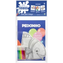 FAZENDO ARTE COM BALÃO! ATIVIDADES & COLORIR: PEIXE