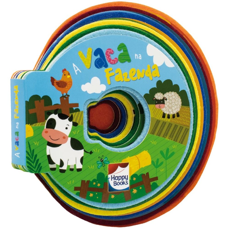 FELTROS CURIOSOS: A VACA NA FAZENDA