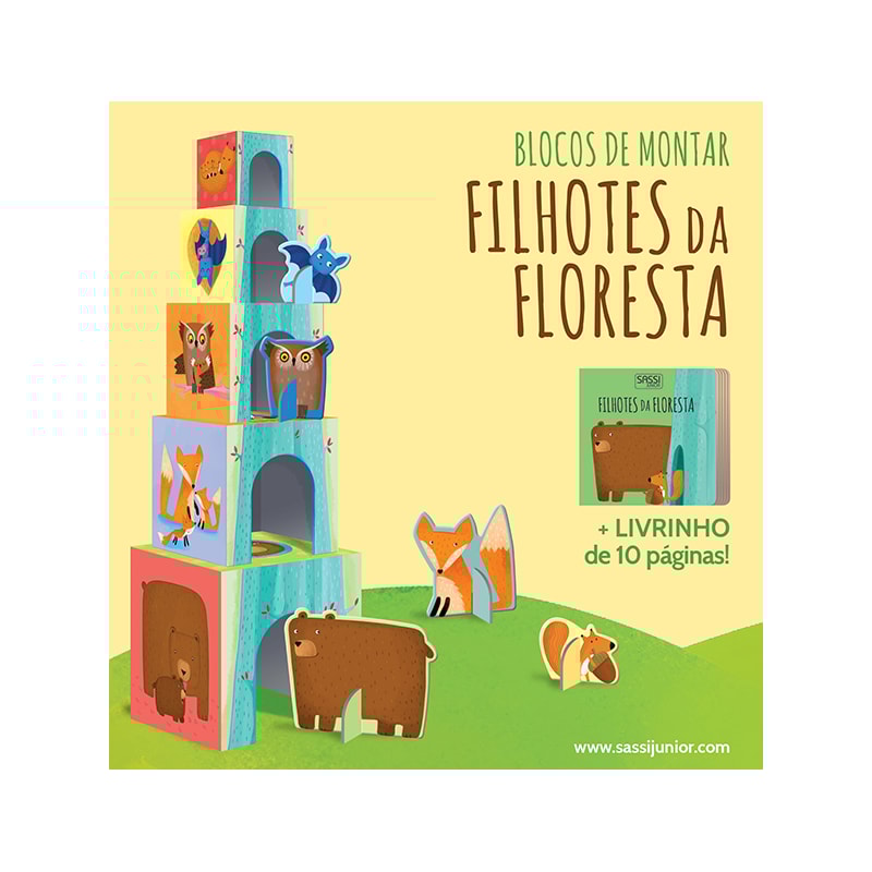 FILHOTES DA FLORESTA: BLOCOS DE MONTAR