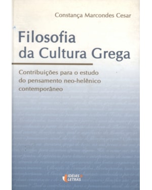FILOSOFIA DA CULTURA GREGA