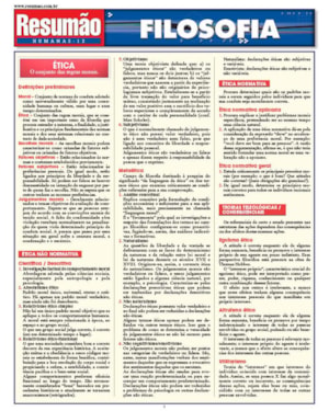 FILOSOFIA - RESUMAO HUMANAS 12