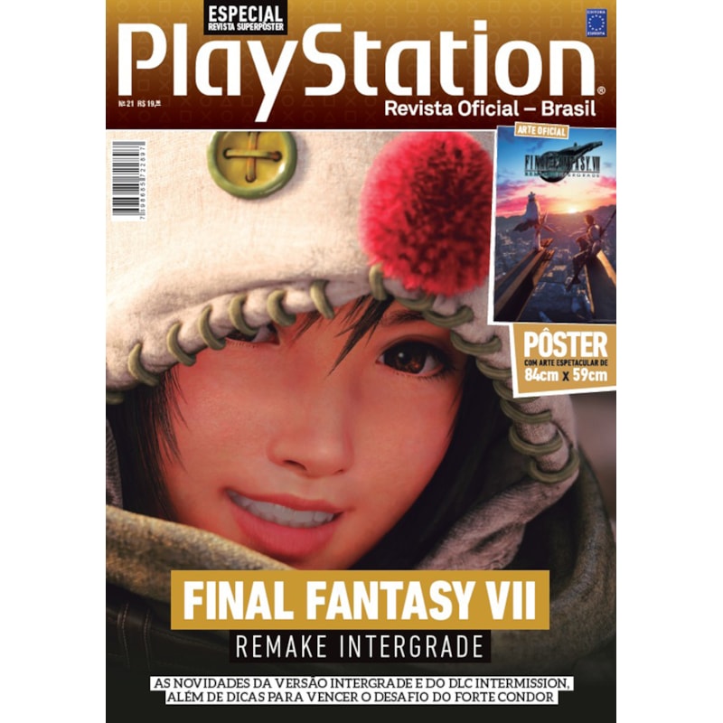 FINAL FANTASY VII REMAKE INTEGRADE - SUPERPÔSTER PLAYSTATION