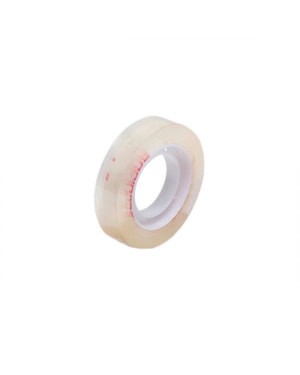 FITA ADESIVA TRANSPARENTE 12MMX30MM