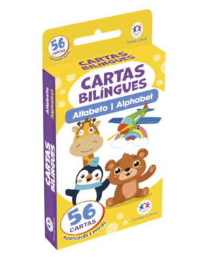 FLASH CARDS CARTAS BILÍNGUES - ALFABETO - ALPHABET