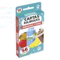 Flash Cards Cartas Bilíngues - Alimentos - Food