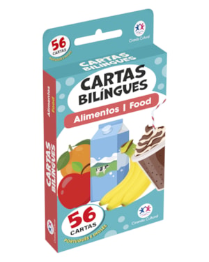 FLASH CARDS CARTAS BILÍNGUES - ALIMENTOS - FOOD