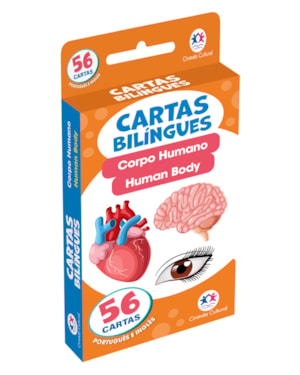 FLASH CARDS CARTAS BILÍNGUES - CORPO HUMANO - HUMAN BODY
