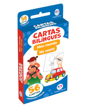 FLASH CARDS CARTAS BILÍNGUES - MEU MUNDO - MY WORLD
