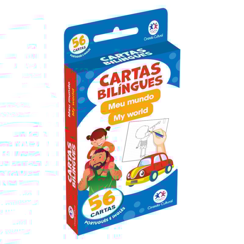 Flash Cards Cartas Bilíngues - Meu mundo - My world