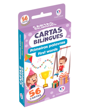 FLASH CARDS CARTAS BILÍNGUES - PRIMEIRAS PALAVRAS - FIRST WORDS