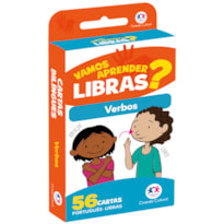 Flash cards - Verbos em Libras - Com QR code para aprender os sinais