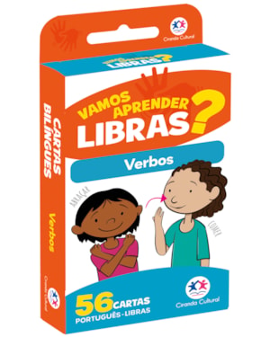 Flash cards - Verbos em Libras - Com QR code para aprender os sinais